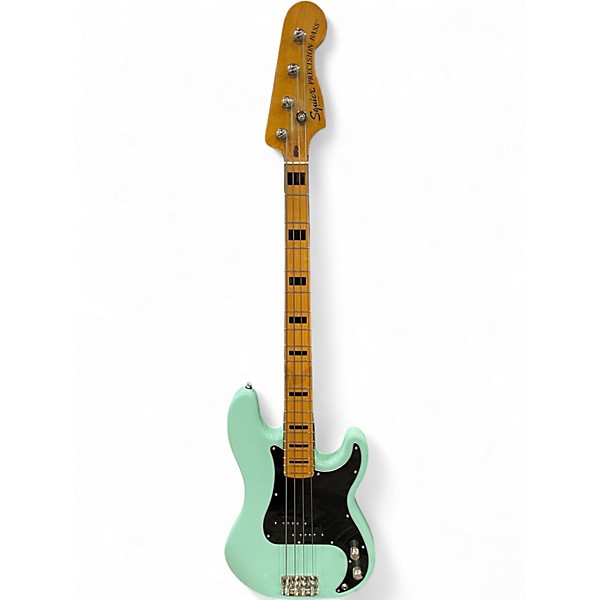 Used Squier classic vibe 70s precision bass Surf Green Electric Bass Guitar