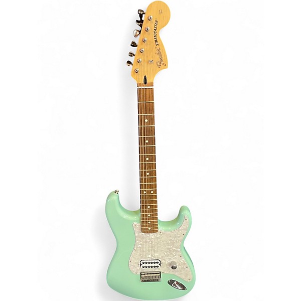 Used Fender Tom Delonge Signature Stratocaster Seafoam Green Solid Body Electric Guitar