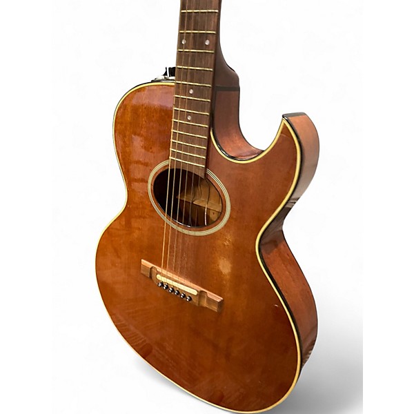 Used 1980s Washburn EA-40M Natural Acoustic Electric Guitar