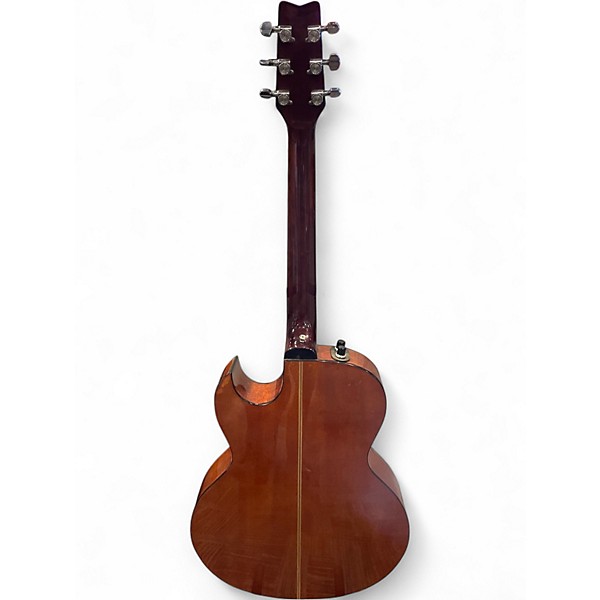 Used 1980s Washburn EA-40M Natural Acoustic Electric Guitar