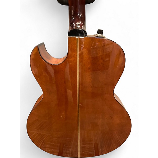 Used 1980s Washburn EA-40M Natural Acoustic Electric Guitar