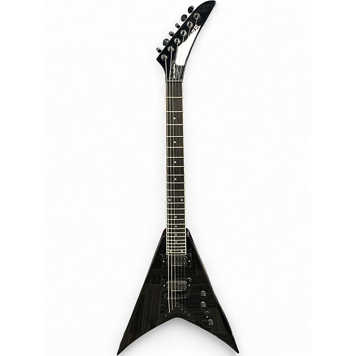 ギター CrewsManiacSound 53BLACKGUARDVintageLine Used Kramer DAVE MUSTAINE VANGUARD BLACK Solid Body Electric