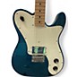 Used Squier Esquire Deluxe Blue Sparkle Solid Body Electric Guitar