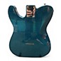 Used Squier Esquire Deluxe Blue Sparkle Solid Body Electric Guitar