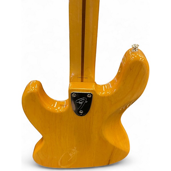 Used Fender Marcus Miller Signature Jazz Bass Natural Electric Bass Guitar