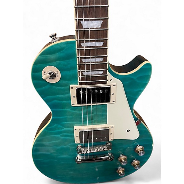 Used Epiphone Les Paul Standard 60s Transparent Blue Solid Body Electric Guitar