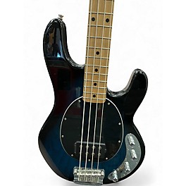 Used Sterling by Music Man Ray34 Blue Burst Electric Bass Guitar