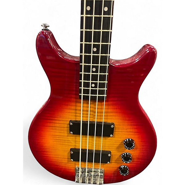 Used Hamer SB4 CHERRY BURST Electric Bass Guitar
