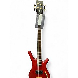 Used Warwick FNA CORVETTE Burgundy Electric Bass Guitar
