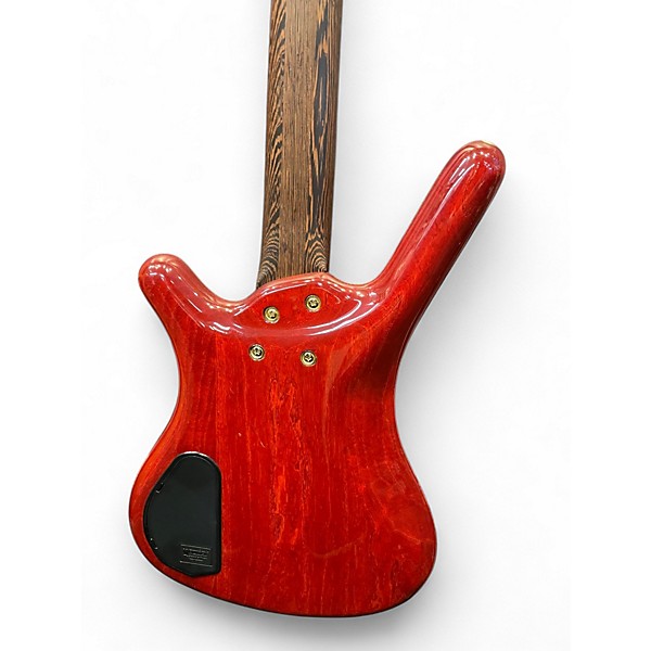 Used Warwick FNA CORVETTE Burgundy Electric Bass Guitar