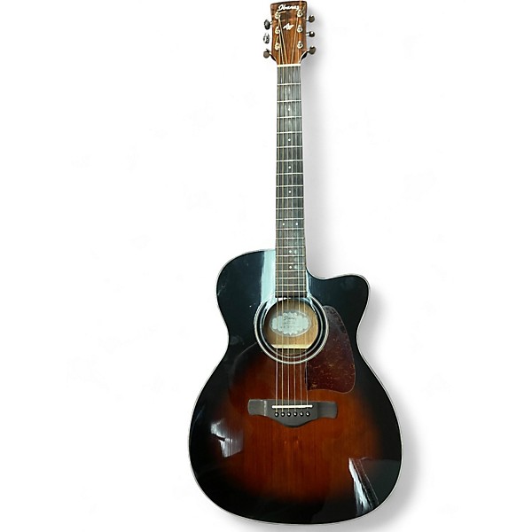 Used Ibanez AC400CE 2 Tone Sunburst Acoustic Electric Guitar