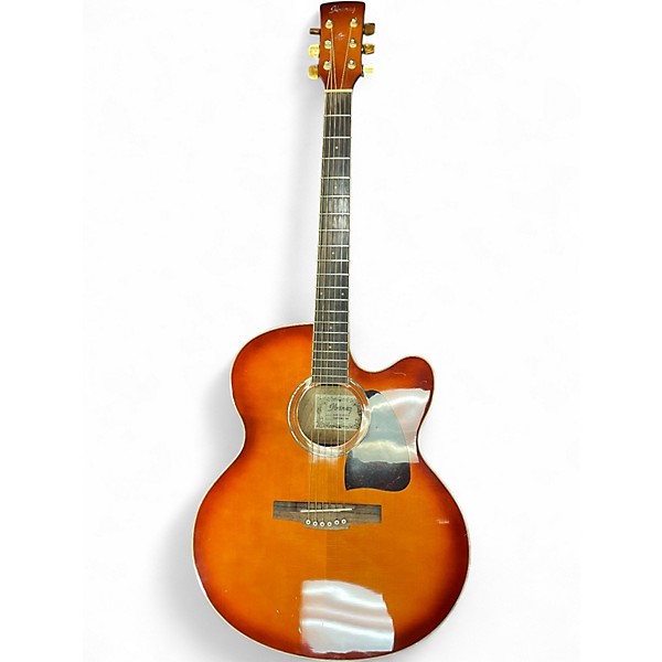 Used Ibanez AW30ECE Cherry Sunburst Acoustic Electric Guitar