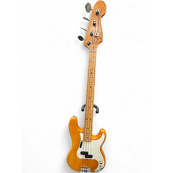 Used Fender P BASS Worn Natural Electric Bass Guitar
