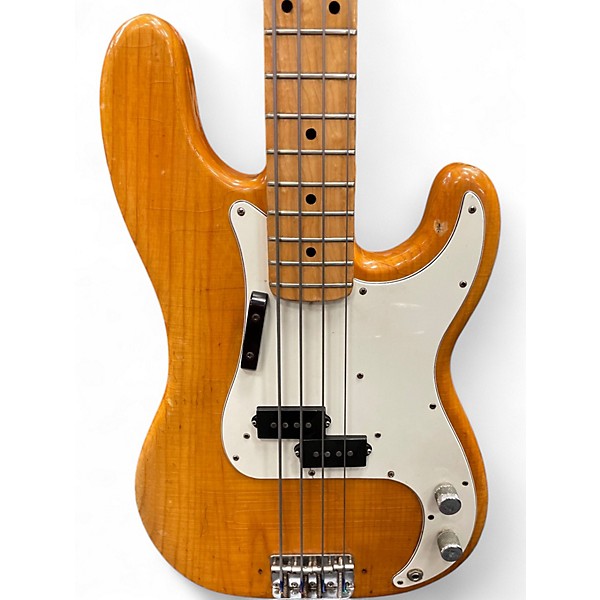 Used Fender P BASS Worn Natural Electric Bass Guitar