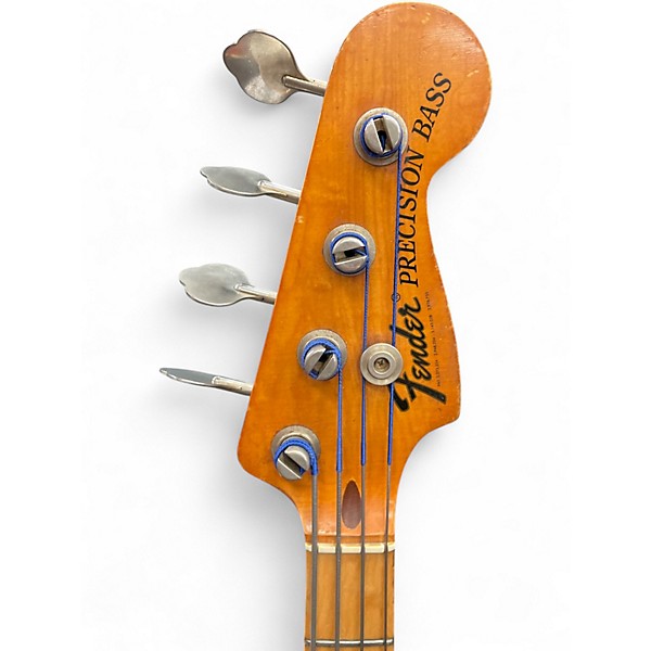 Used Fender P BASS Worn Natural Electric Bass Guitar