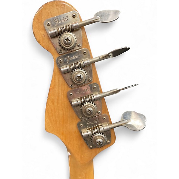 Used Fender P BASS Worn Natural Electric Bass Guitar