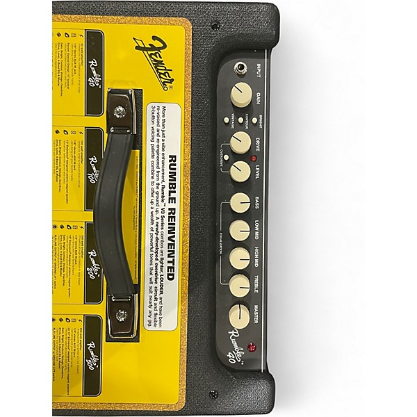 Used Fender Rumble V3 40W 1x10 Bass Combo Amp