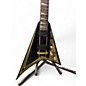 Used Jackson RR5 Randy Rhoads Black and Gold Solid Body Electric Guitar