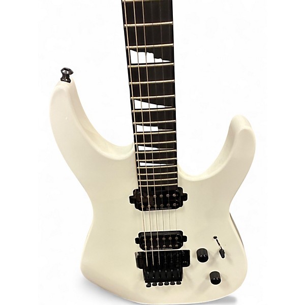 Used Jackson MJ Series Dinky White Solid Body Electric Guitar