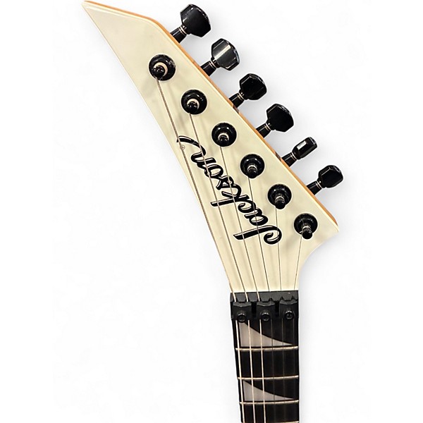 Used Jackson MJ Series Dinky White Solid Body Electric Guitar