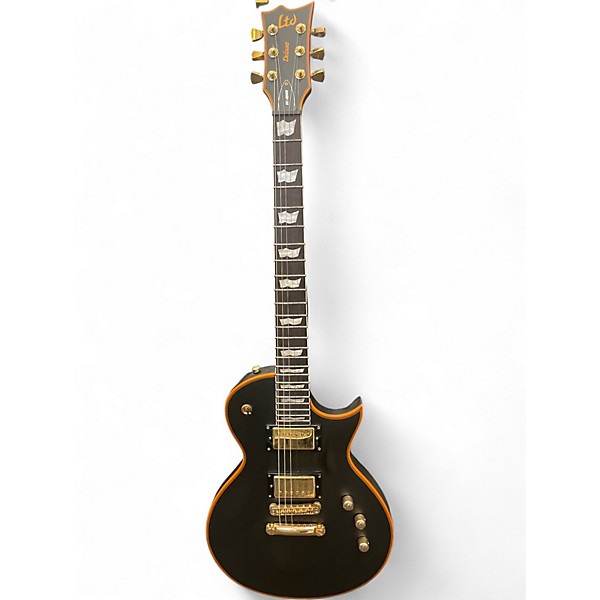 Used ESP EC1000 Deluxe BLACK Solid Body Electric Guitar