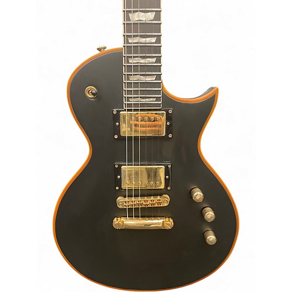 Used ESP EC1000 Deluxe BLACK Solid Body Electric Guitar