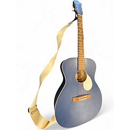 Used Recording King ros-7 MBL Blue Acoustic Guitar
