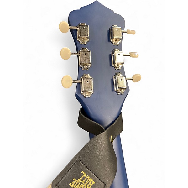 Used Recording King ros-7 MBL Blue Acoustic Guitar