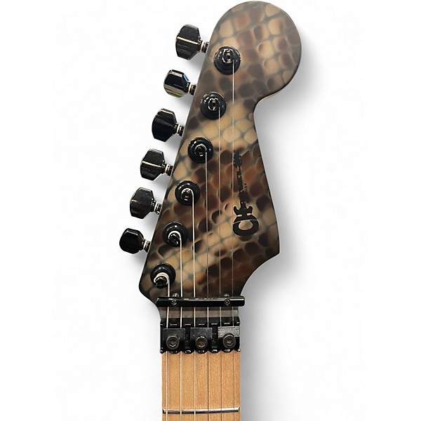 Used Charvel USA Warren Demartini Snakeskin Solid Body Electric Guitar