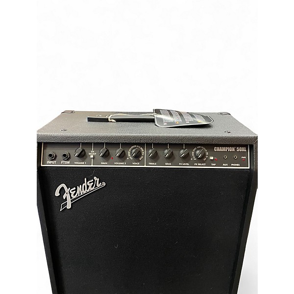 Used Fender CHAMPION 50XL Solid State Guitar Amp Head