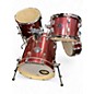 Used Ludwig 4 Piece Breakbeats By Questlove RED SPARKLE Drum Kit