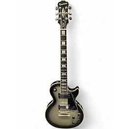 Used Epiphone Les Paul Custom Silverburst Solid Body Electric Guitar