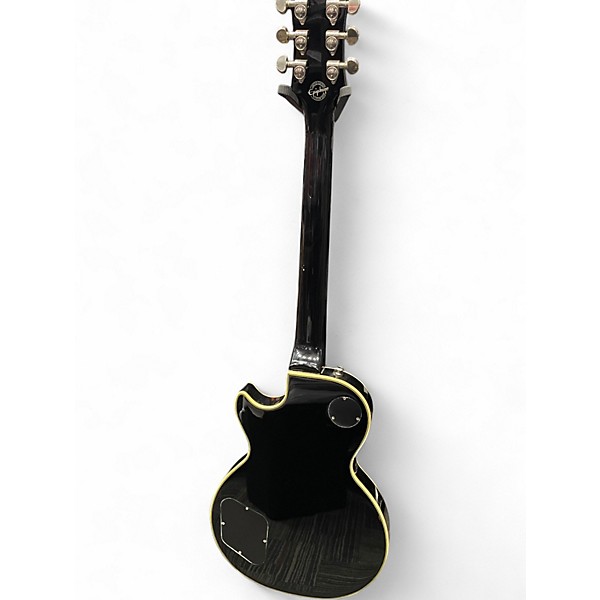 Used Epiphone Les Paul Custom Silverburst Solid Body Electric Guitar