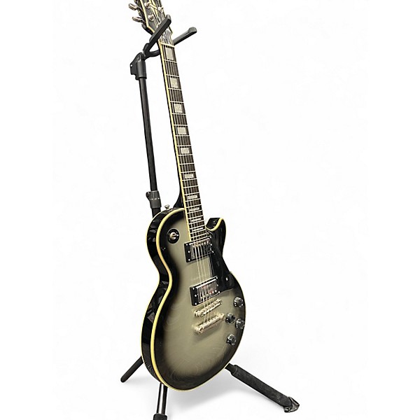 Used Epiphone Les Paul Custom Silverburst Solid Body Electric Guitar