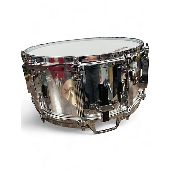 Used 1990s TAMA 6.5X14 Artwood Birch AW206 Snare Chrome Over Wood Drum