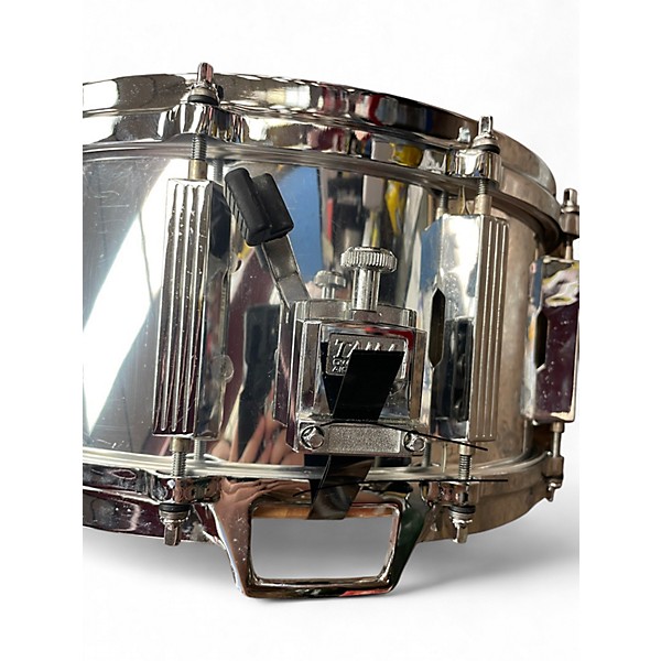 Used 1990s TAMA 6.5X14 Artwood Birch AW206 Snare Chrome Over Wood Drum