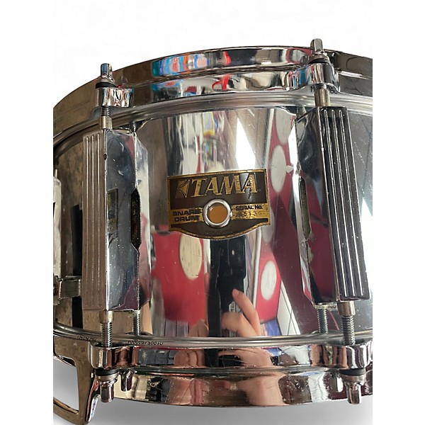 Used 1990s TAMA 6.5X14 Artwood Birch AW206 Snare Chrome Over Wood Drum