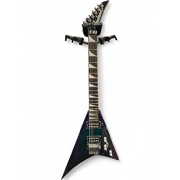 Used Jackson PRO SERIES RR3 Randy Rhoads V Eerie Dess Swirl Solid Body Electric Guitar
