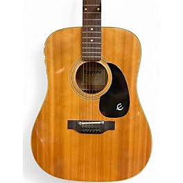 Vintage 1977 Epiphone Ft-160N Epiphone Texan 12 Natural Acoustic Electric Guitar