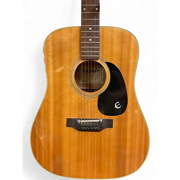 Vintage 1977 Epiphone Ft-160N Epiphone Texan 12 Natural Acoustic Electric Guitar