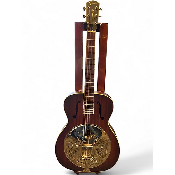 Used Fender PR 180 E mahogany Acoustic Guitar