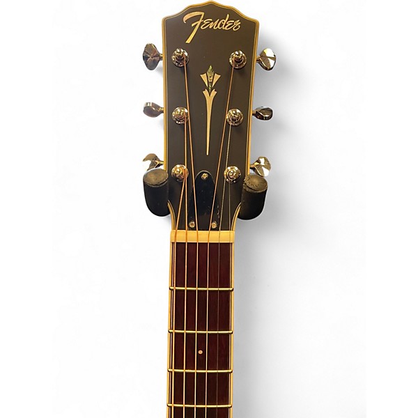 Used Fender PR 180 E mahogany Acoustic Guitar