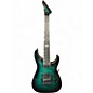 Used ESP E-II Horizon FR-7 7-String with Floyd Rose Black Turquoise Burst Solid Body Electric Guitar thumbnail