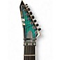 Used ESP E-II Horizon FR-7 7-String with Floyd Rose Black Turquoise Burst Solid Body Electric Guitar