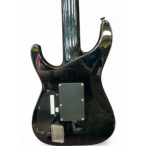 Used ESP E-II Horizon FR-7 7-String with Floyd Rose Black Turquoise Burst Solid Body Electric Guitar