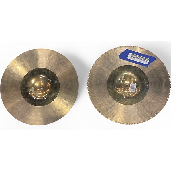 Used Zildjian 13.25in K Custom Hybrid Hi Hat Pair Cymbal