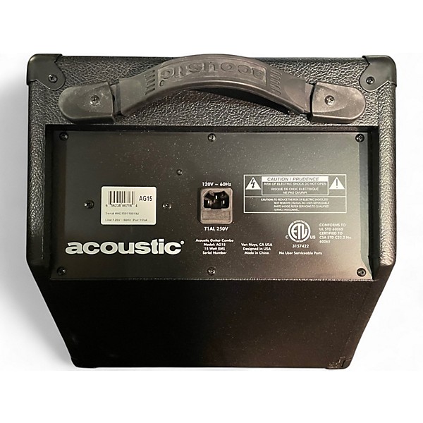 Used Acoustic AG15 15W 1X8 Acoustic Guitar Combo Amp