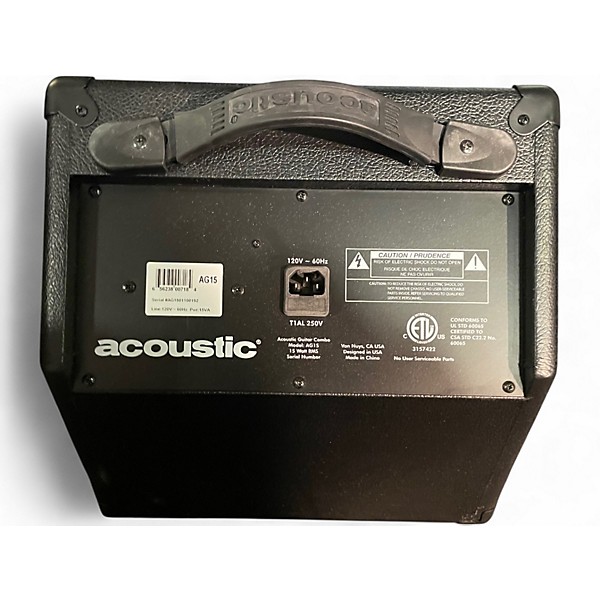 Used Acoustic AG15 15W 1X8 Acoustic Guitar Combo Amp