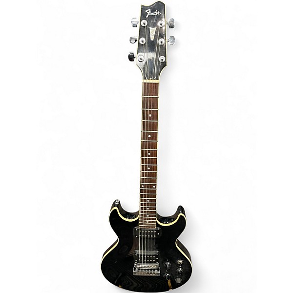 Used Fender FLAME ELITE BLACK Solid Body Electric Guitar