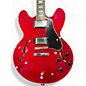 Used Epiphone ES335 Pro Candy Apple Red Hollow Body Electric Guitar